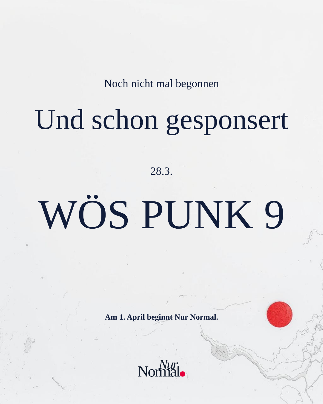 Und schon gesponsert &mdash; W&Ouml;S PUNK 9